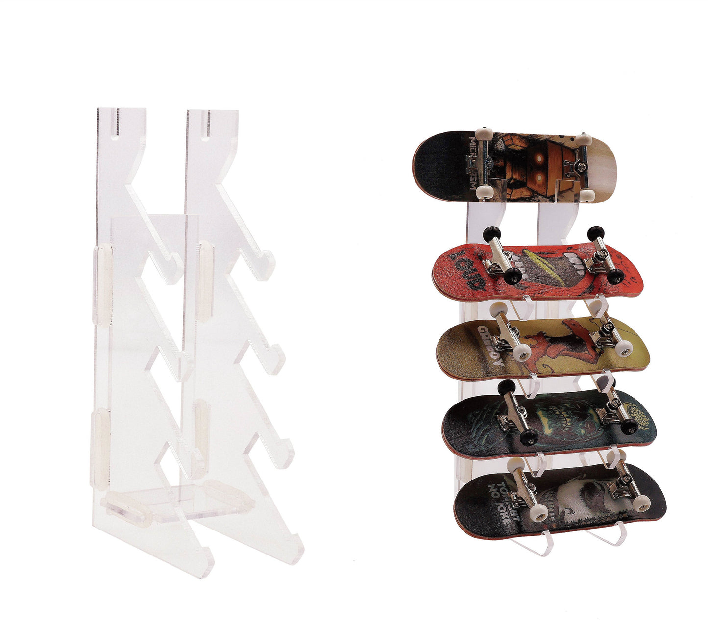 Fingerboard Display Rack Transparent Acrylic Storage Stand