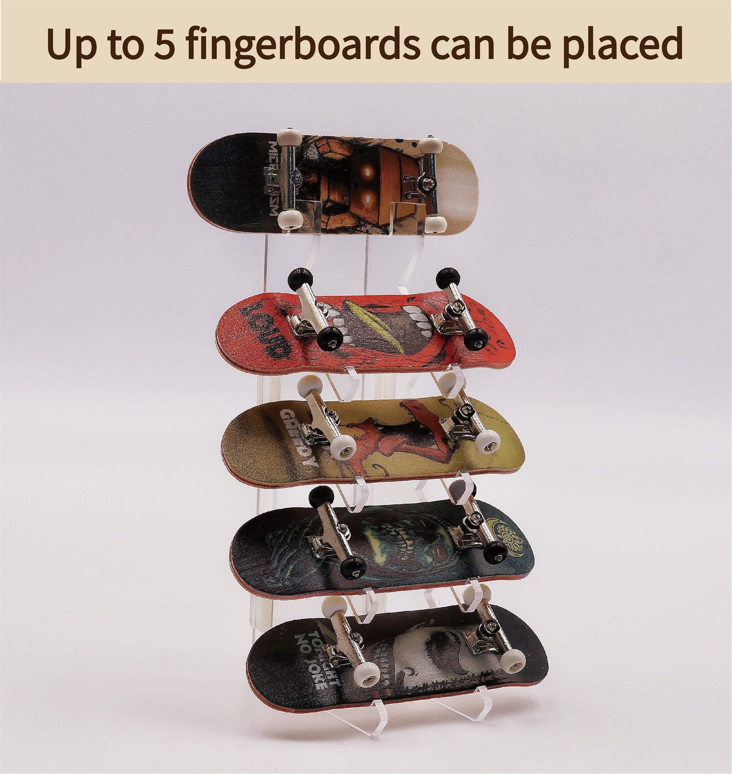 Fingerboard Display Rack Transparent Acrylic Storage Stand