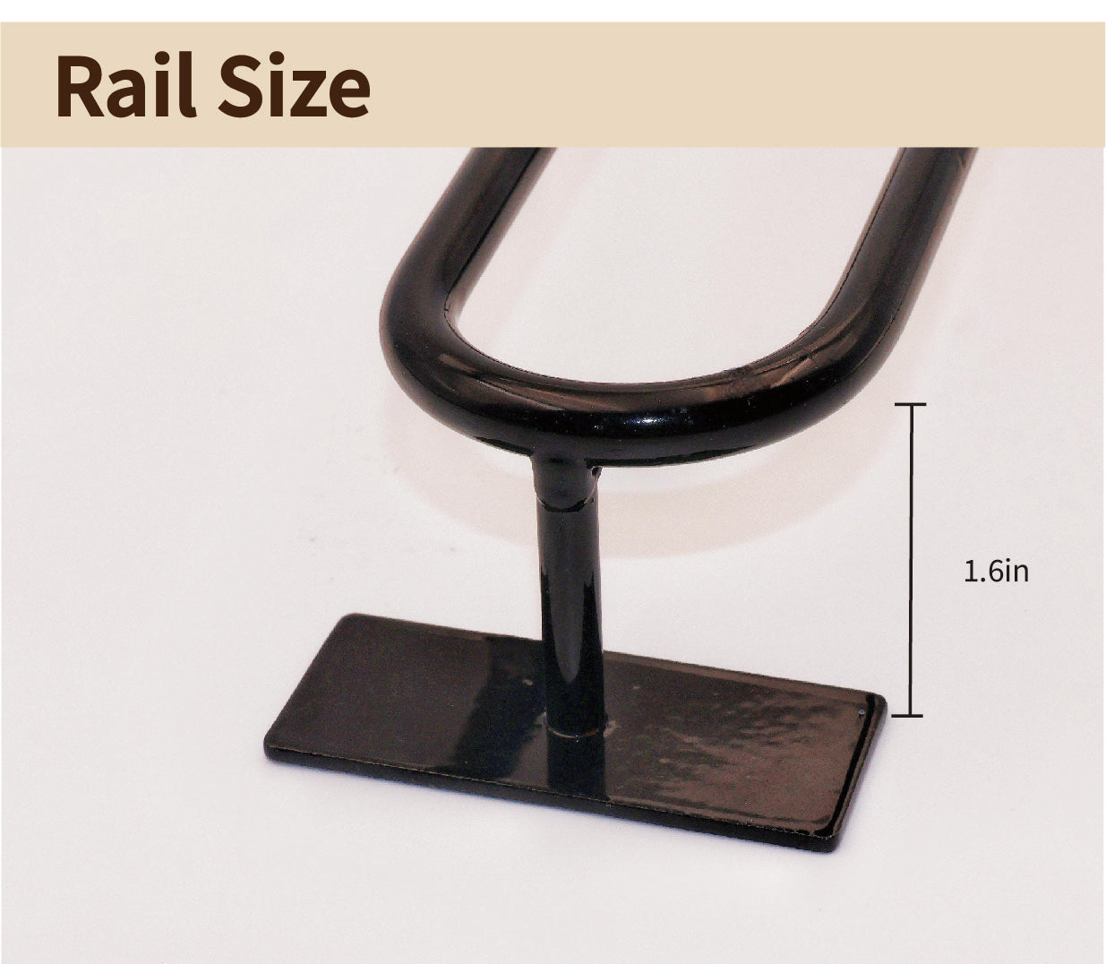 Fingerboard Pro Solid Metal Rail U Shape