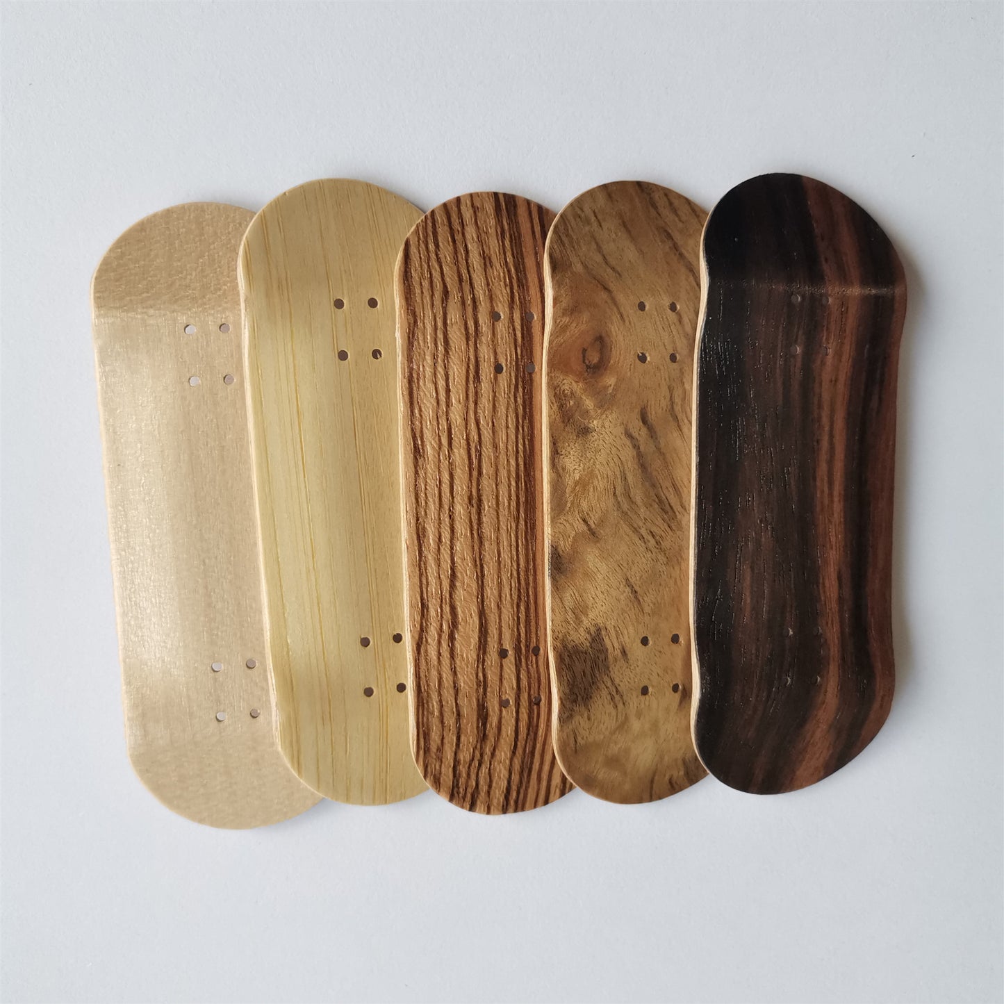 34mm Colored Wood Fingerboard Deck High Kick Deep Concave