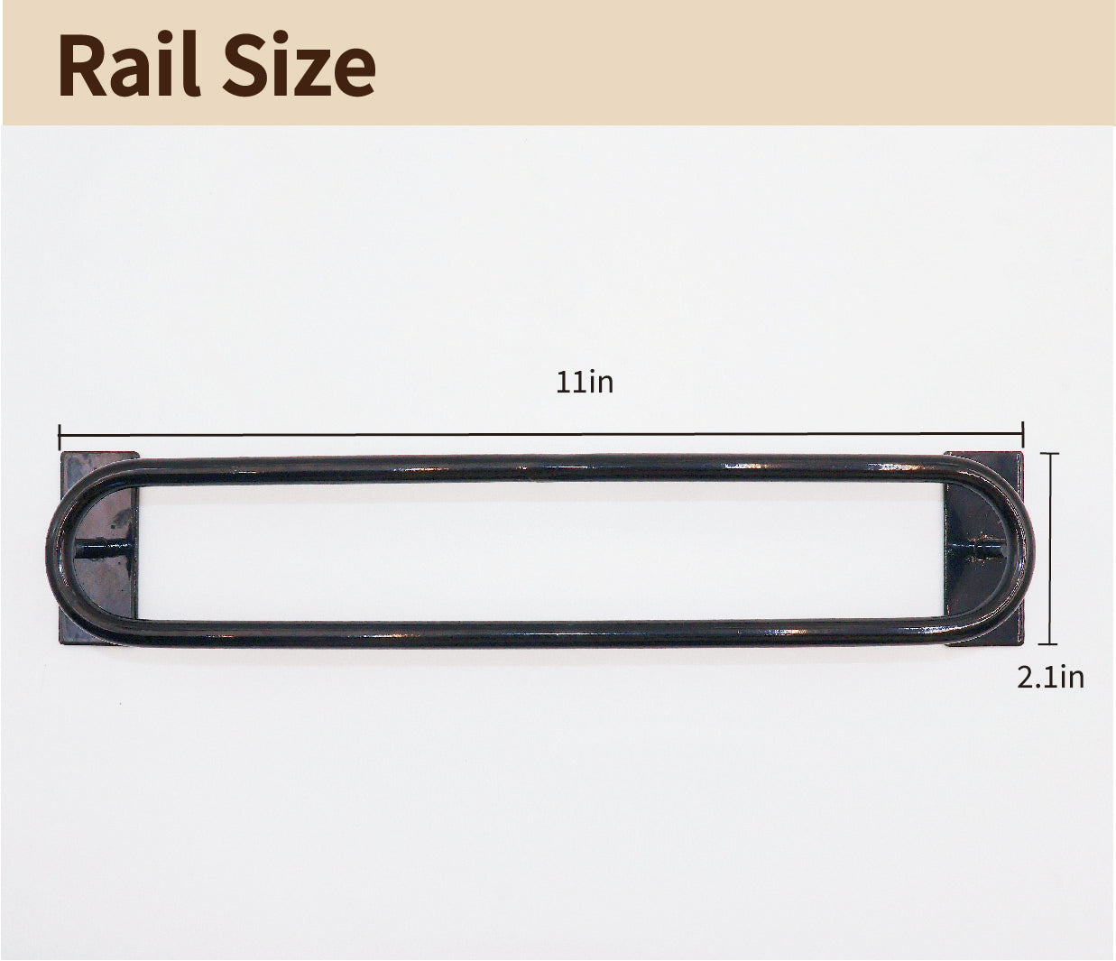 Fingerboard Pro Solid Metal Rail U Shape