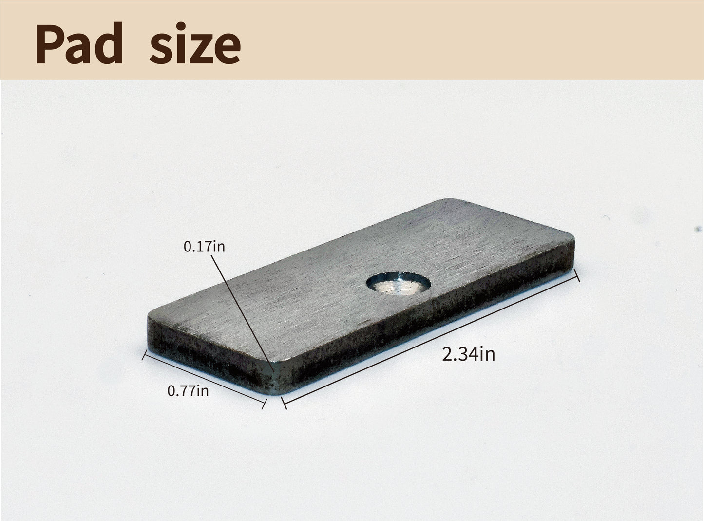 Fingerboard Rail Detachable 11" Long 2.2" Tall