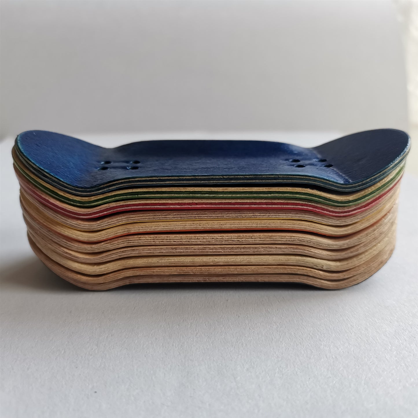 34mm Colored Wood Fingerboard Deck High Kick Deep Concave