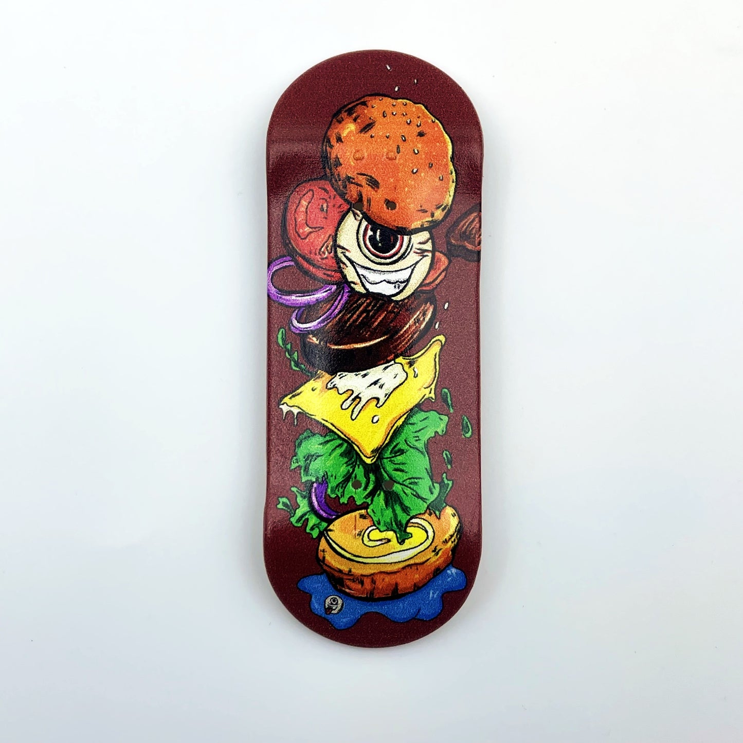 34mm Pro Fingerboard Deck High Kick Deep Concave