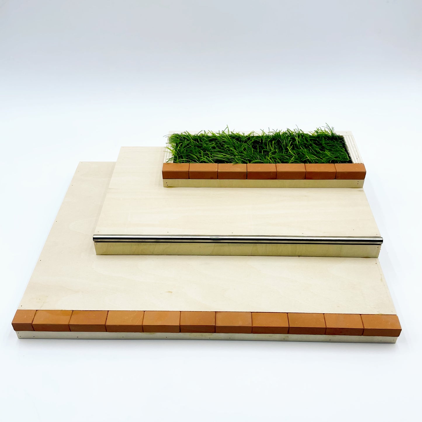 Wood Fingerboard Obstacles 3 Level Steps