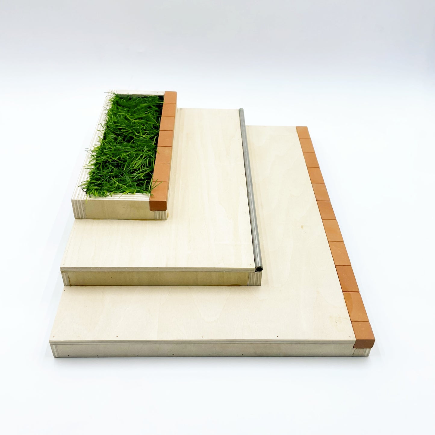 Wood Fingerboard Obstacles 3 Level Steps