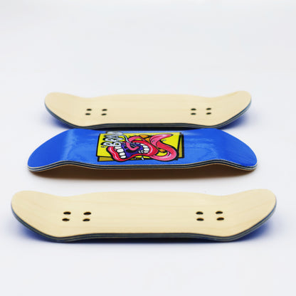 33mm Fingerboard Deck Street Shape High Kick with Graphic