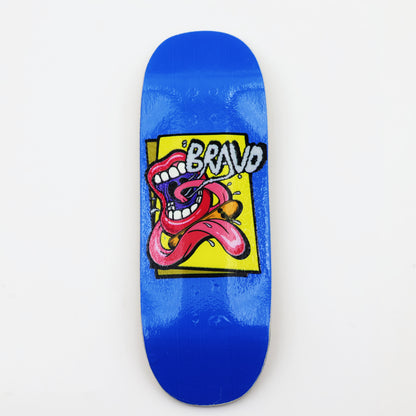 33mm Fingerboard Deck Street Shape High Kick with Graphic