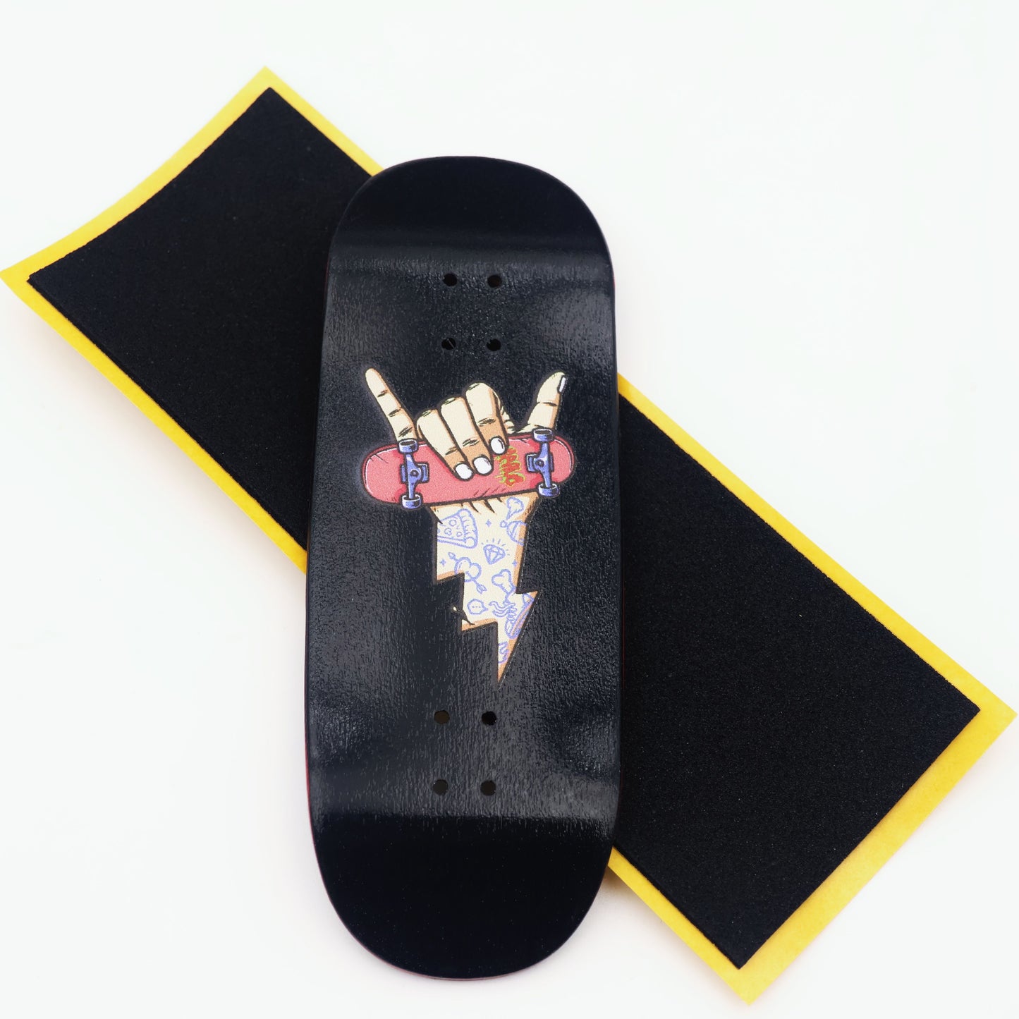 34.5mm Fingerboard Deck Low Kick with Graphic