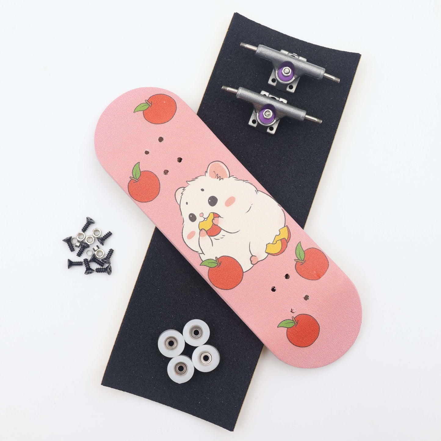 29mm Wooden Fingerboard Set with Pro Deck Metal Truck Bearing Wheels