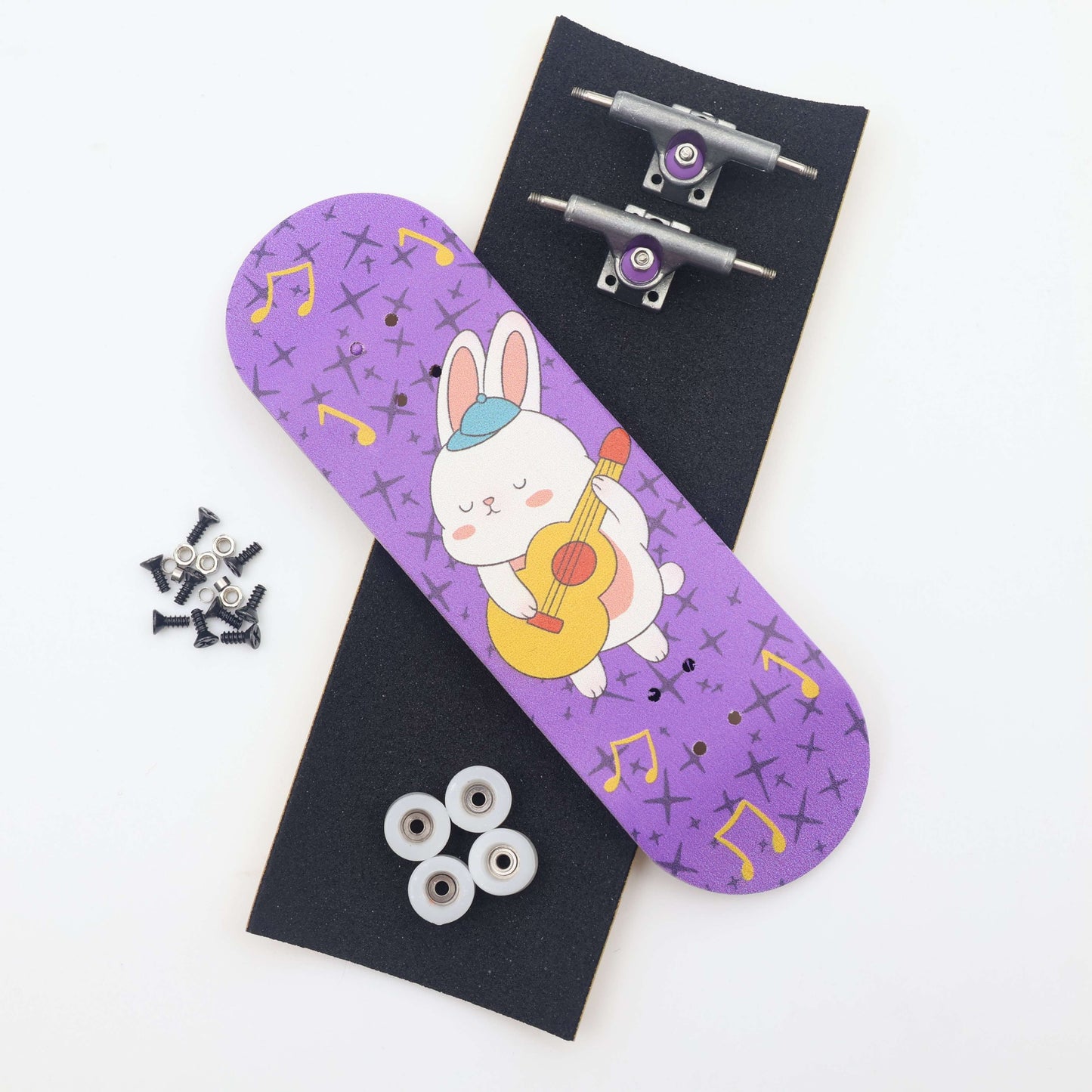 29mm Wooden Fingerboard Set with Pro Deck Metal Truck Bearing Wheels