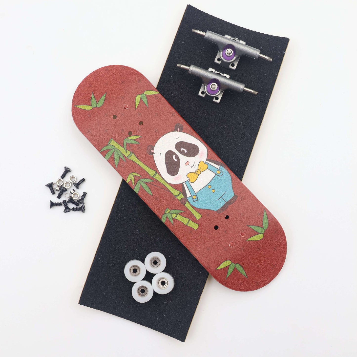 29mm Wooden Fingerboard Set with Pro Deck Metal Truck Bearing Wheels